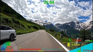 Видео для велотрена - Ultimate Indoor Cycling Up Hill Workout Großglockner Alps Road 4K Video