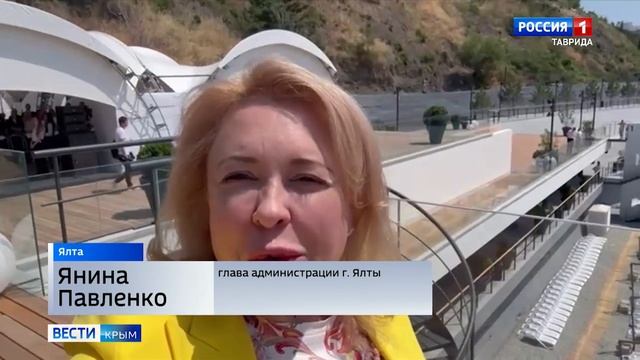 В Ялте открыли обновлённый пляж «Изумрудный» на месте старого пляжа пансионата «Донбасс» смотреть онлайн