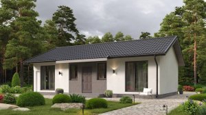 Обзор планировки дома по проекту Норд-80 (КП Экопарк, г.Уфа)