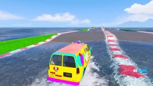 СМОЖЕТ ЛИ ГИГАНТСКИЙ DODGE CHALLENGER ПРОЕХАТЬ ГЛУБОКУЮ ЯМУ С ВОДОЙ В ГТА 5