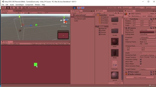 66 - Zooming In And Out In Unity with C смотреть онлайн