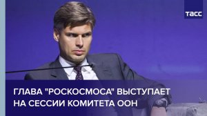 Глава «Роскосмоса» выступает на сессии комитета ООН