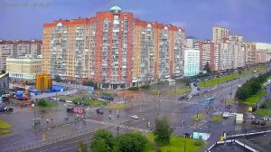 Час за минуту: атлантический циклон Ziros над Питером!