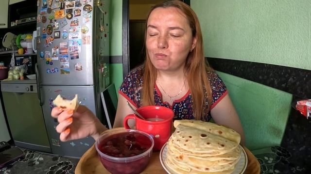 Кыстыбый с картошкой. Мукбанг смотреть онлайн