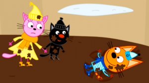 ТРИ КОТА - пазлы - Развивающие мультики для детей