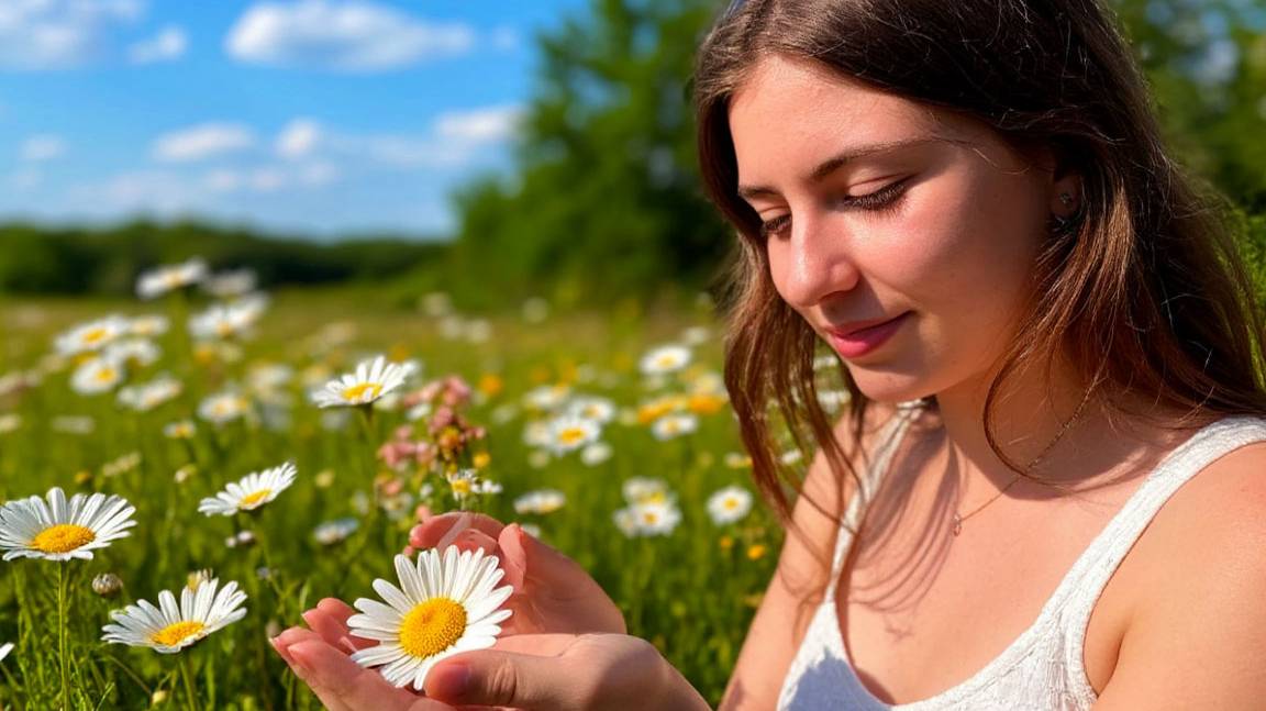 ©Погадаю на ромашке. Сергей Весенин-стихи смотреть онлайн