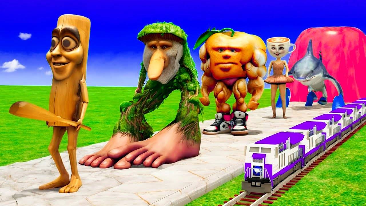 Тунг тунг тунг сахур! Балерино капучино! Смешной мультик для детей! Трололо тралала! мультик детям смотреть онлайн