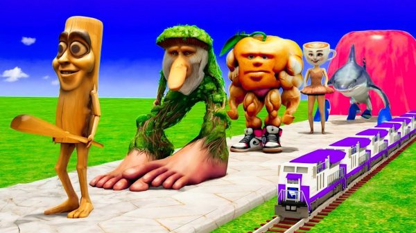 Тунг тунг тунг сахур! Балерино капучино! Смешной мультик для детей! Трололо тралала! мультик детям