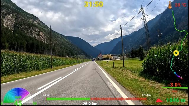 Видео для велотренажёра - Italy Alps Virtual Cycling Workout