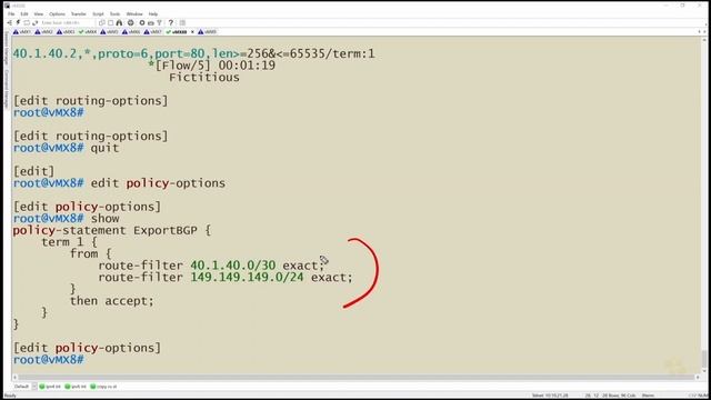 05. CE Create and Export FlowSpec Policy смотреть онлайн
