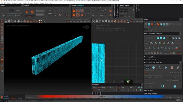 45 - Uv Unwrapping Our Wood Pieces Part2 Timelapse смотреть онлайн
