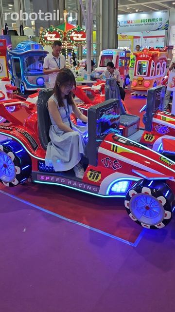 Автомат качалка с видео игрой "Speed Racer F1" смотреть онлайн