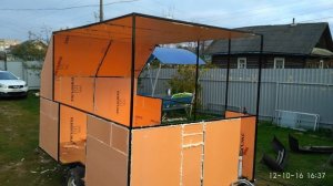 Самодельный прицеп караван , дом на колесах