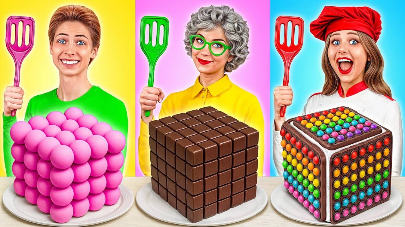 Кулинарный Челлендж: Я против Бабушки | Смешные Челленджи смотреть онлайн