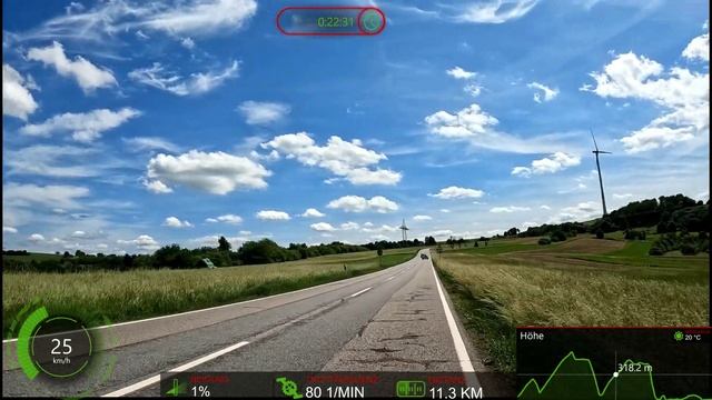 Видео для велотренажёра -Uncut Virtual Cycling Workout Saarland