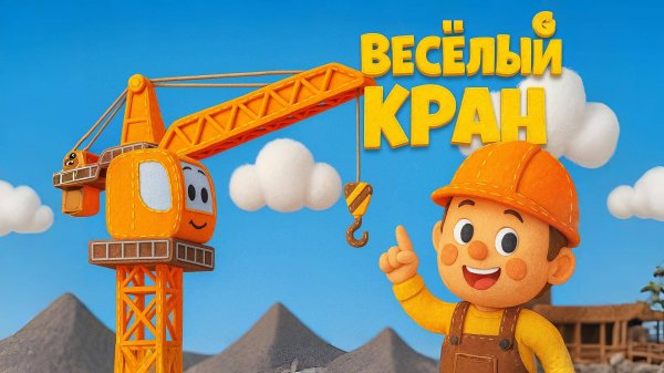 ВЕСЁЛЫЙ ПОДЪЁМНЫЙ КРАН. Мультики и песенки для детей