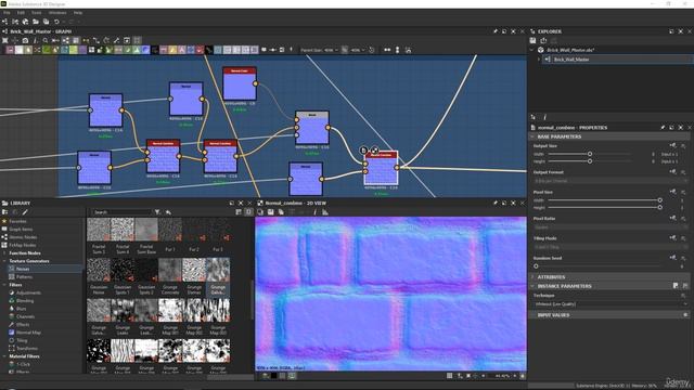 30 - Creating Our Brick Wall Material Part3 смотреть онлайн
