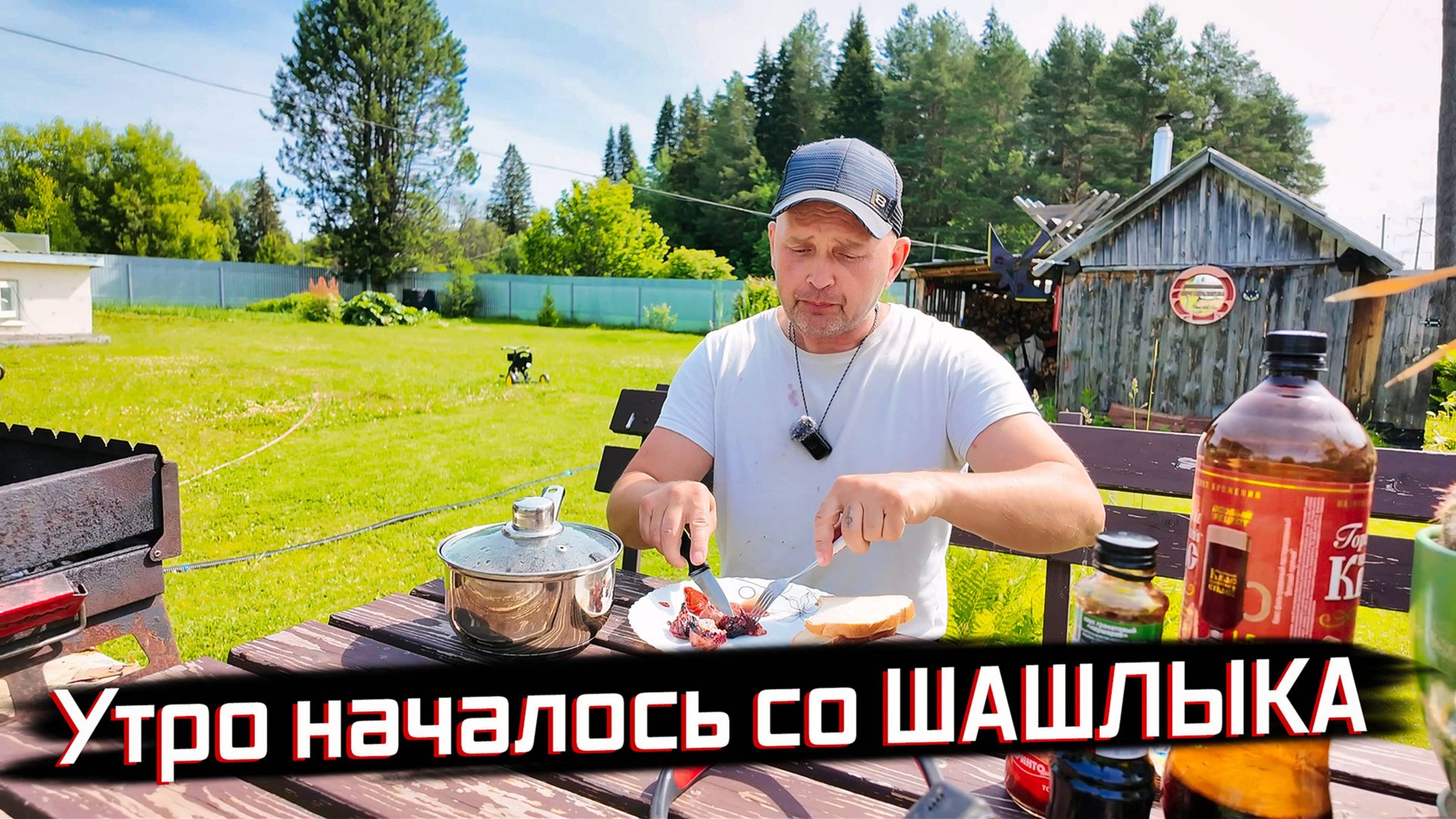 ПРОСНУЛСЯ, ПОЕЛ ШАШЛЫК — А ТУТ КАБИНА ИЗ OZON! Как живёт деревенский блогер. смотреть онлайн