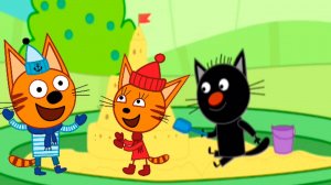 ТРИ КОТА ПЕСОЧНИЦА - пазл - Развивающий мультик для детей