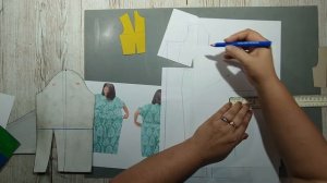 Моделирование. Комбинезон большого размера. Выкройка № 1700.