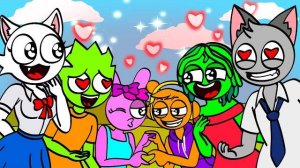 СПРУНКИ ВЗРОСЛЕЮТ И ВЛЮБЛЯЮТСЯ! 💘 | Анимация Incredibox от VANY Toon