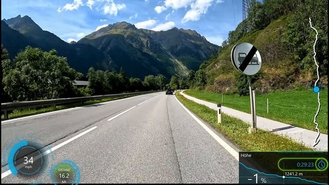 Видео для велотренажёра - Virtual Cycling Ötztal Austria смотреть онлайн