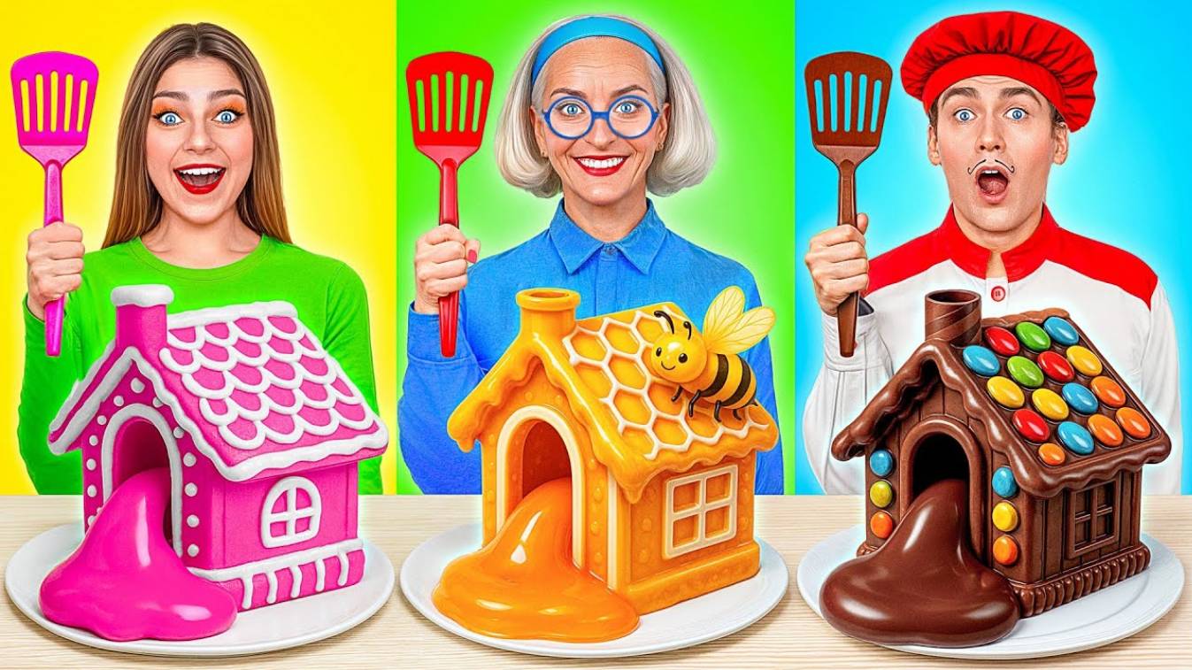 Кулинарный Челлендж: Я против Бабушки | Фантастические Кухонные Рецепты смотреть онлайн