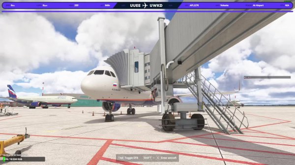 MSFS2024 Flight Sim Labs A321-251neo, AFL1276, Vatsim, Moscow(UUEE) - Kazan(UWKD)