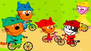 ТРИ КОТА - пазлы - Развивающий мультик для детей