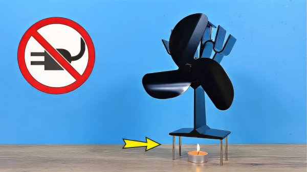 Вентилятор, который работает от тепла! Как это возможно?