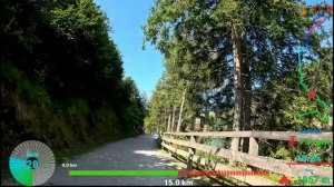 Видео для велотренажёра - Indoor Cycling Workout Hotel Brückele to Antholz Valley