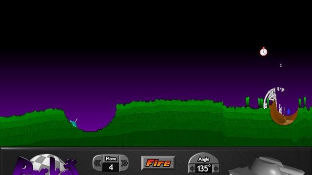 Второй геймплей Pocket Tanks Deluxe и новые оружия