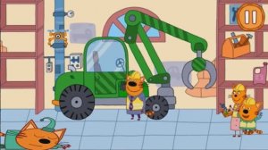 ТРИ КОТА - Машинки и стройка игровой мультик для детей