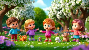 Детский мультик цветущий сад,мультик для детей,песенка для малышей,развивающие мультики для детей