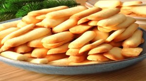 "КОШАЧЬИ ЯЗЫЧКИ" - легкий и быстрый рецепт печенья! За минуты к чаю и кофе!