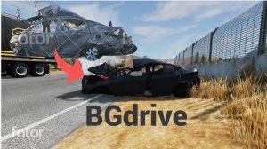 Реконструкция аварии Юры 190 в BGdrive.