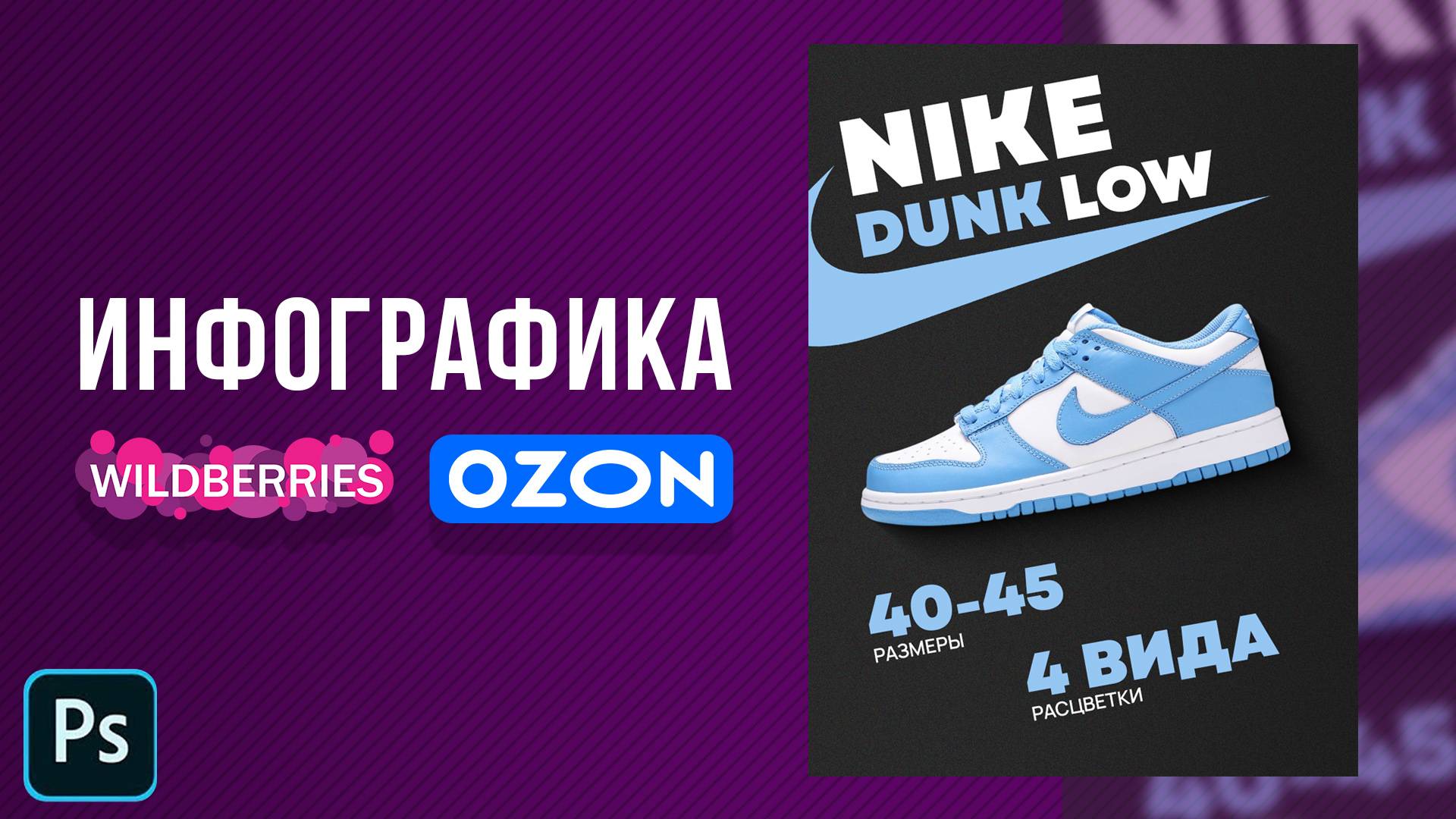 Инфографика для WILDBERRIES, OZON смотреть онлайн