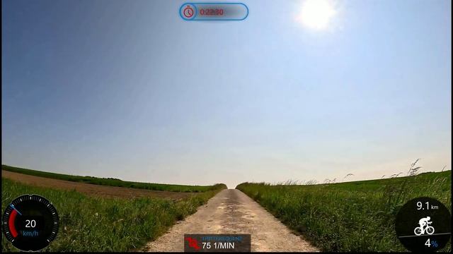 Видео для велотренажёра - Sunshine Indoor Cycling Workout