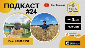 Подкаст 24 с Иваном Козярским: об Ассоциации медовых дегустаторов, конкурсах меда и своей пасеке
