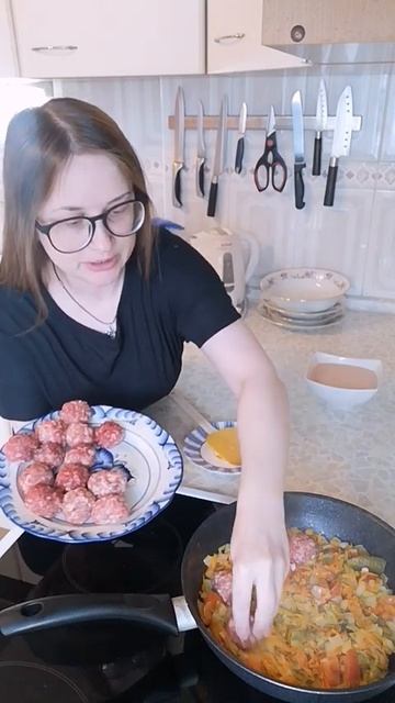 Тефтели с подливкой