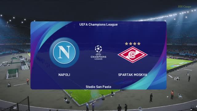 ЛЧ. Наполи - Спартак. 3тур. Группа G.