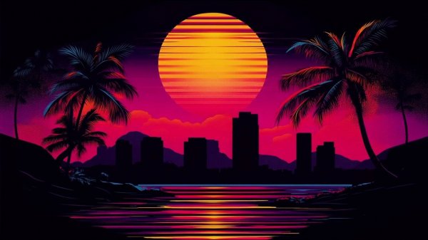 City Lights Fade - Synthwave - Copyright Free