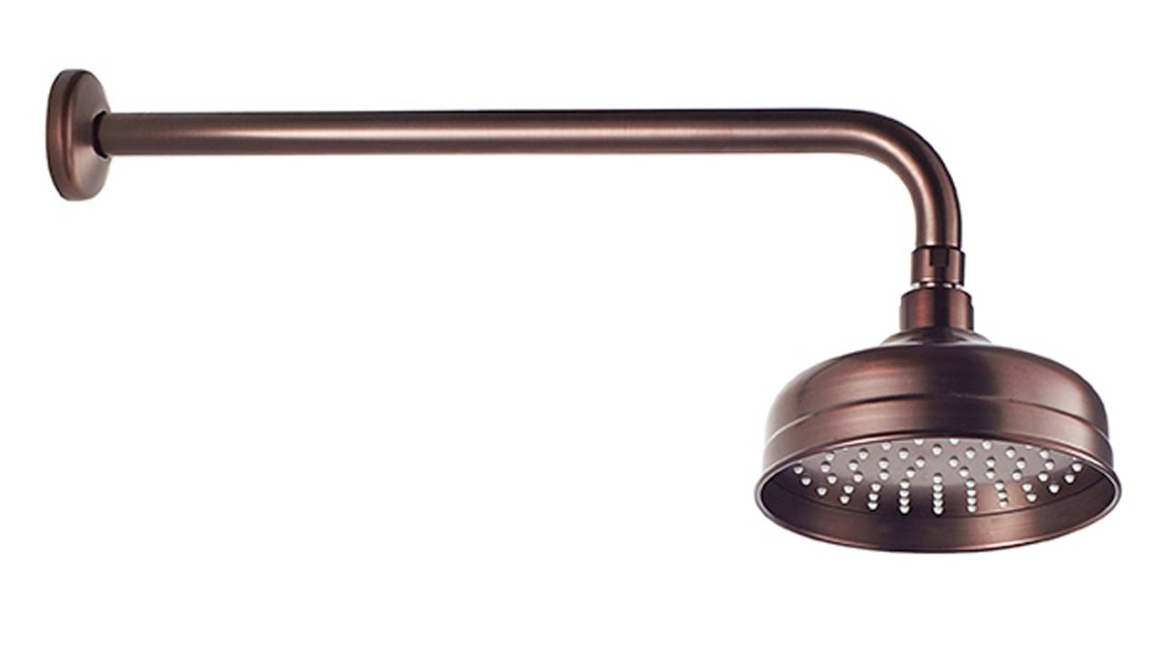 Распаковка кронштейна с верхним душем диаметром 155 мм Swedbe Terracotta 2558 смотреть онлайн