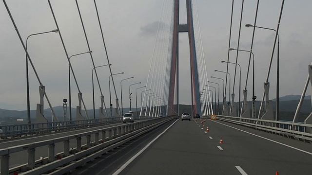 Владивосток - мост на остров Русский. смотреть онлайн