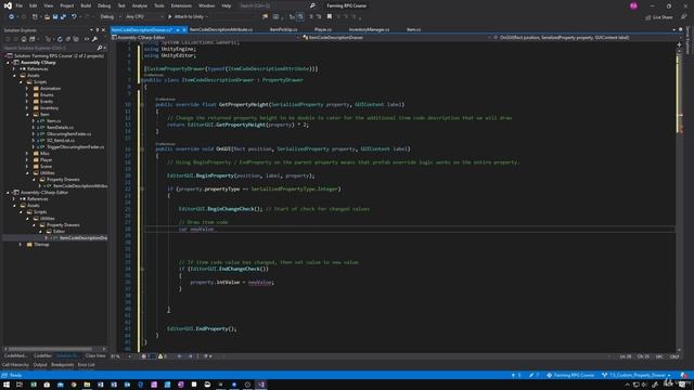 23 - Custom Property Attribute Drawer - Unity 2D Game Developer Course Farming Rpg смотреть онлайн
