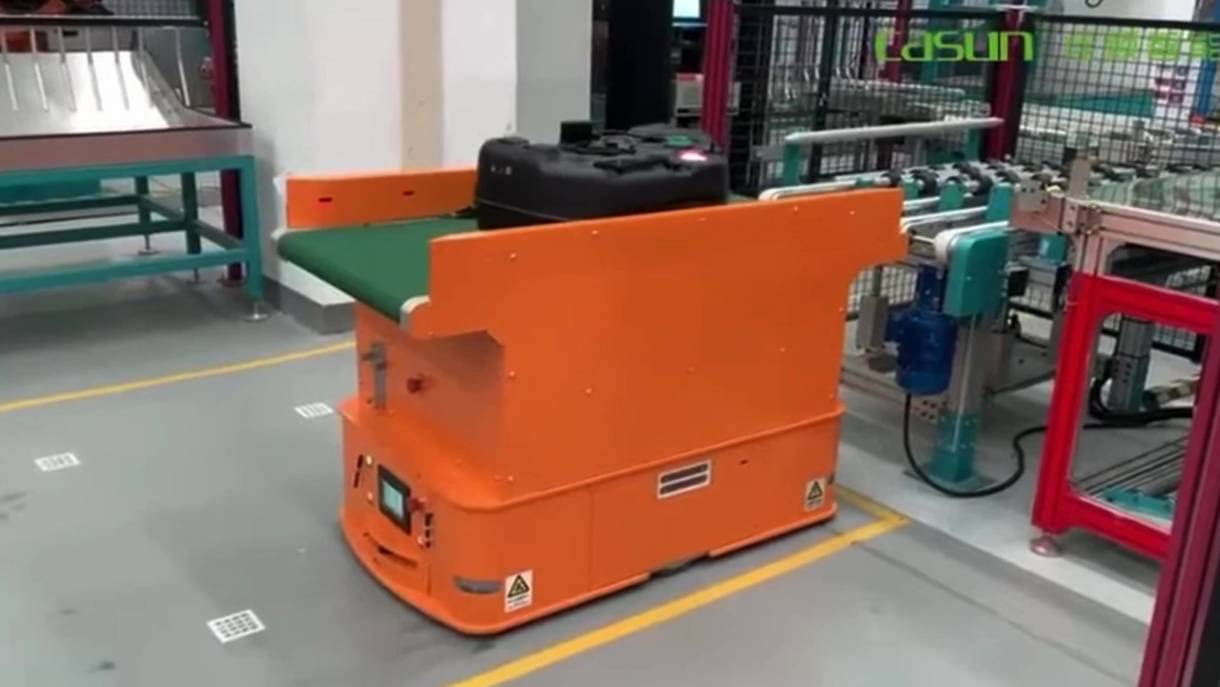 Casun AGV с транспортировочной лентой QR смотреть онлайн