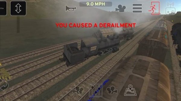 Accidents will happen Train and rail yard simulator