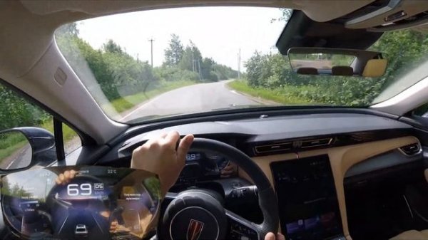 Взял Hongqi H5 - большой седан, высокая экономичность / трасса