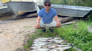 Ловля судака на Ладоге в июле | Отличный клев судака ночью на троллинг 2022