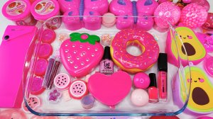 Розовый слайм из косметики 💅✨ Блестящий и стильный DIY | Kitty Slime